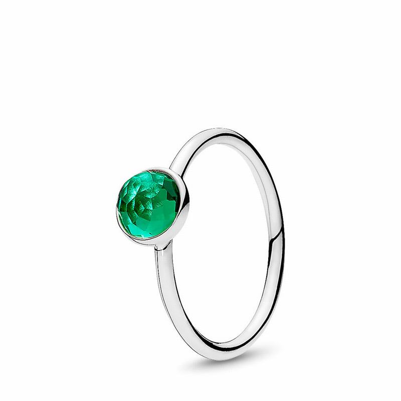 Pandora May Droplet Stackable Ring Silver Egypt RC9604873